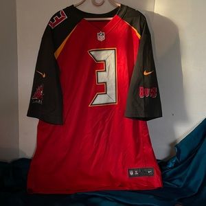 Jameis Winston Buccaneers #3 Nike Home Red jersey